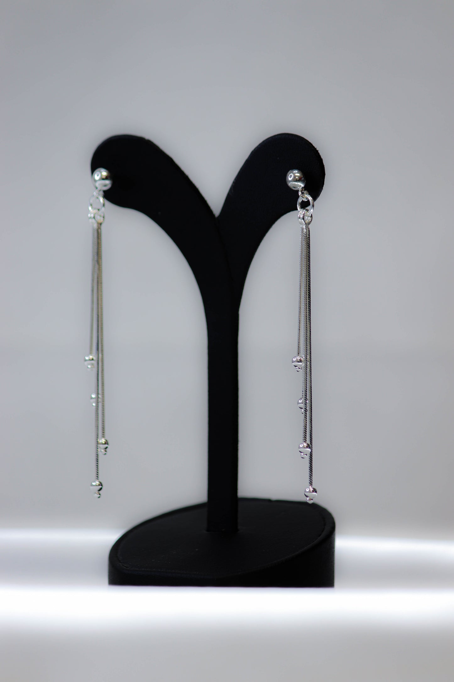 Silver Earrings – Genuine 925 Sterling Silver, 7.5 cm