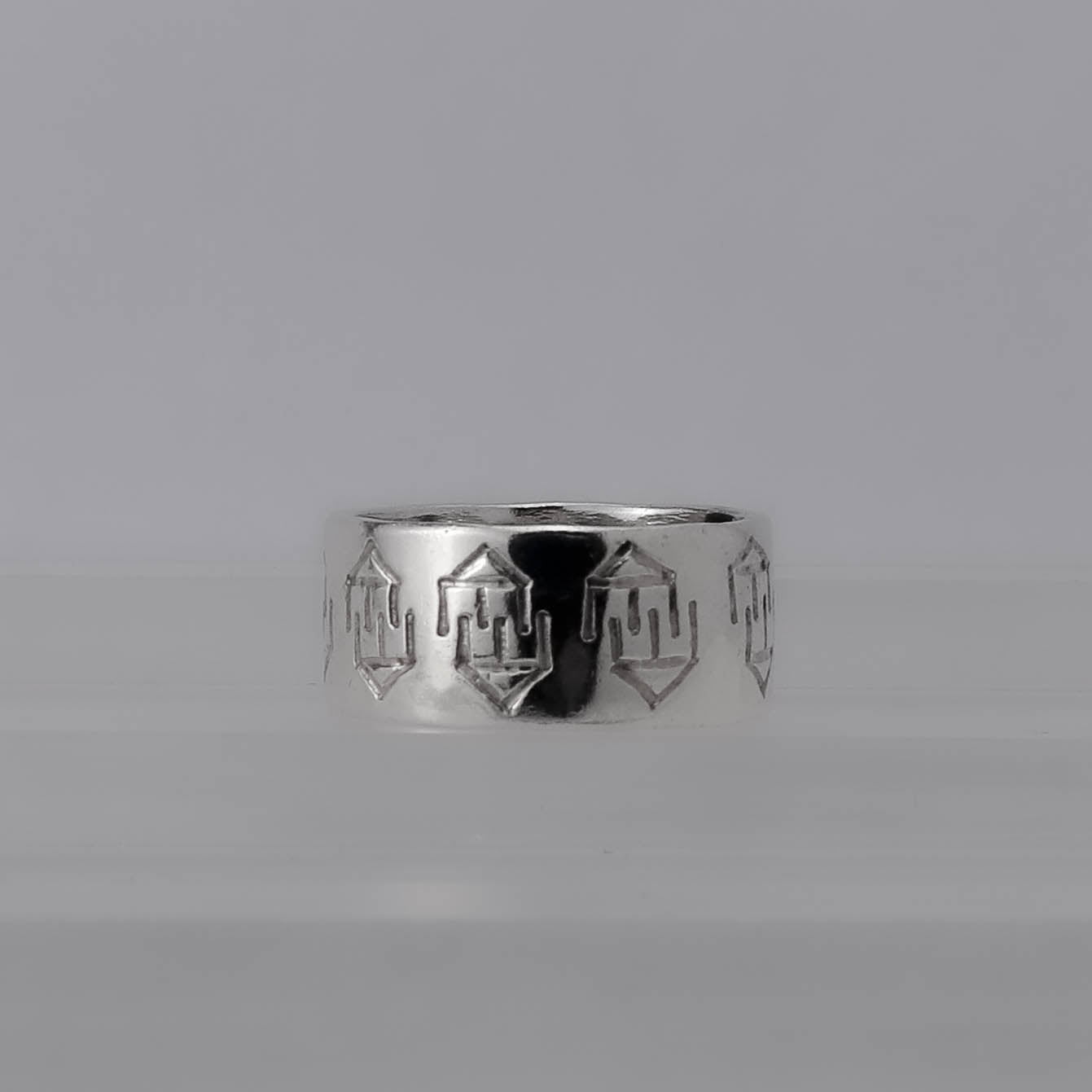 Nordic Rune Shield Silverring