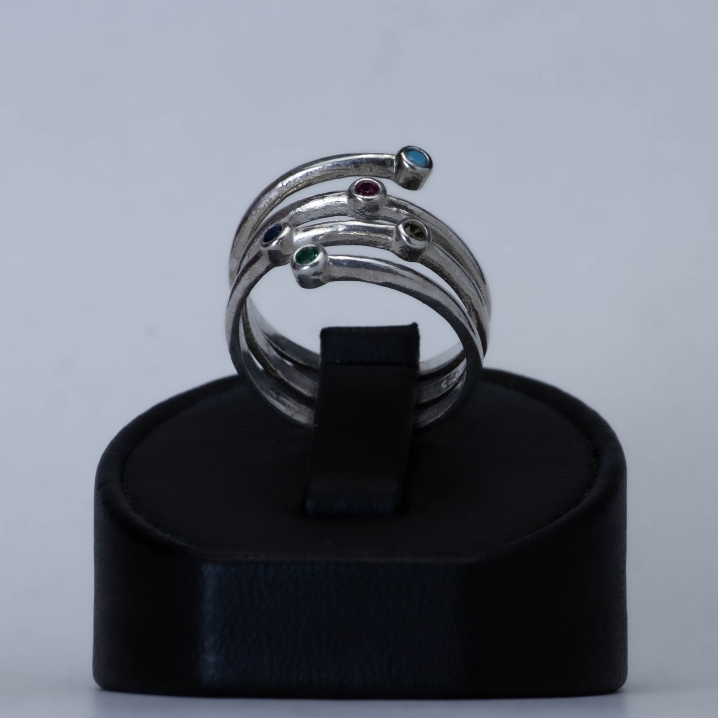 Gem Cascade – Ring in 925 Sterling Silver