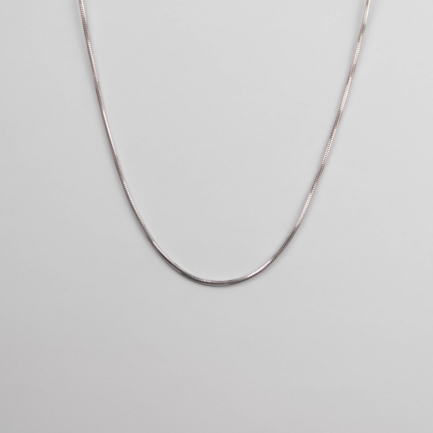 Snake link 1.5mm in 925 Sterling Silver