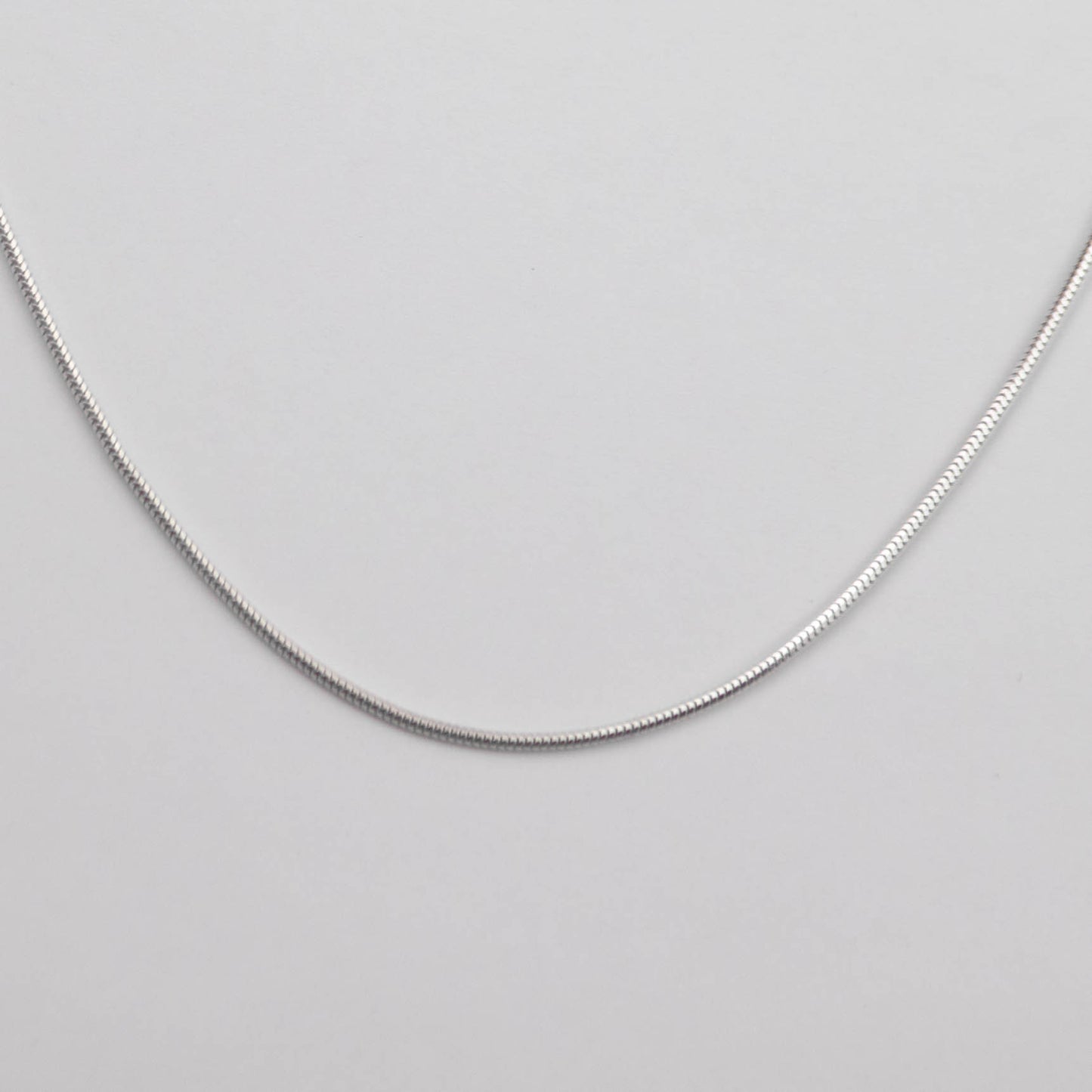 Snake link 1mm in 925 Sterling Silver