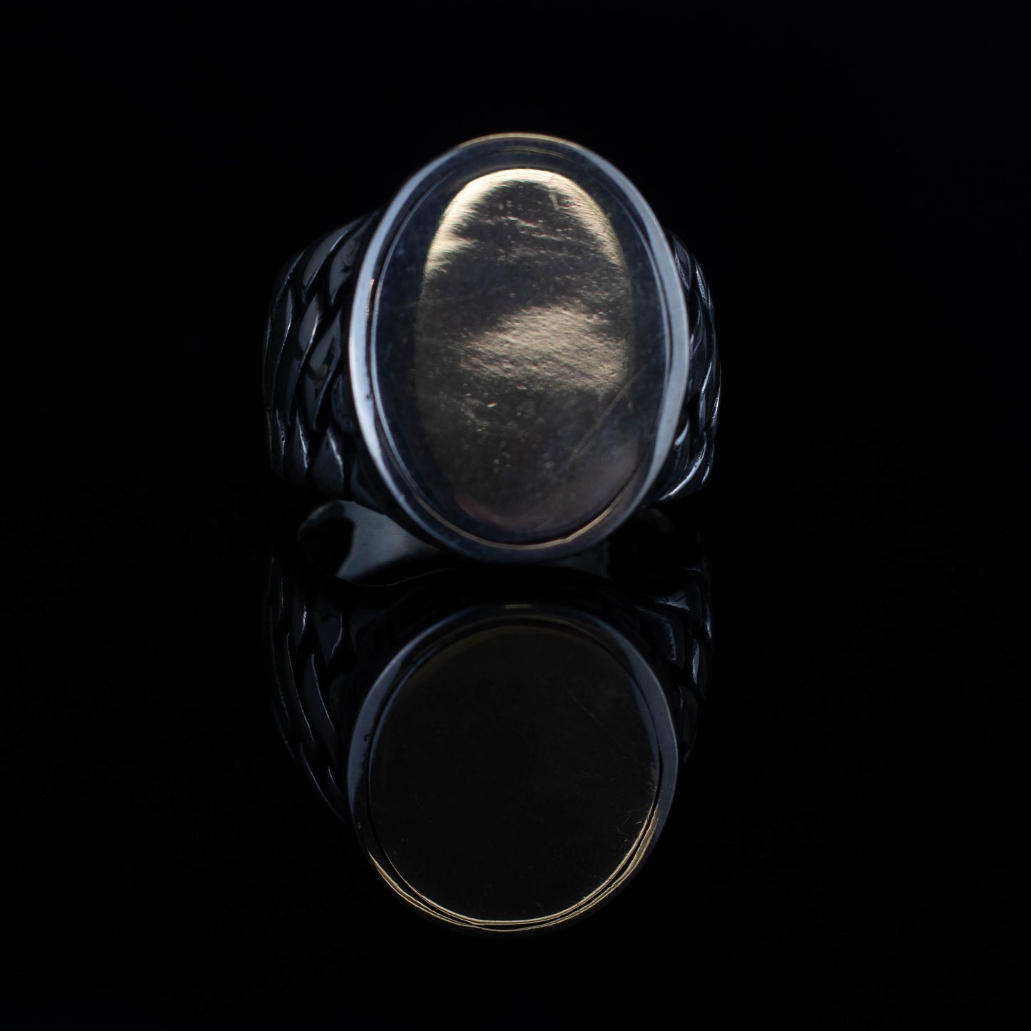 Vortex-klackring i äkta 925 Sterling Silver