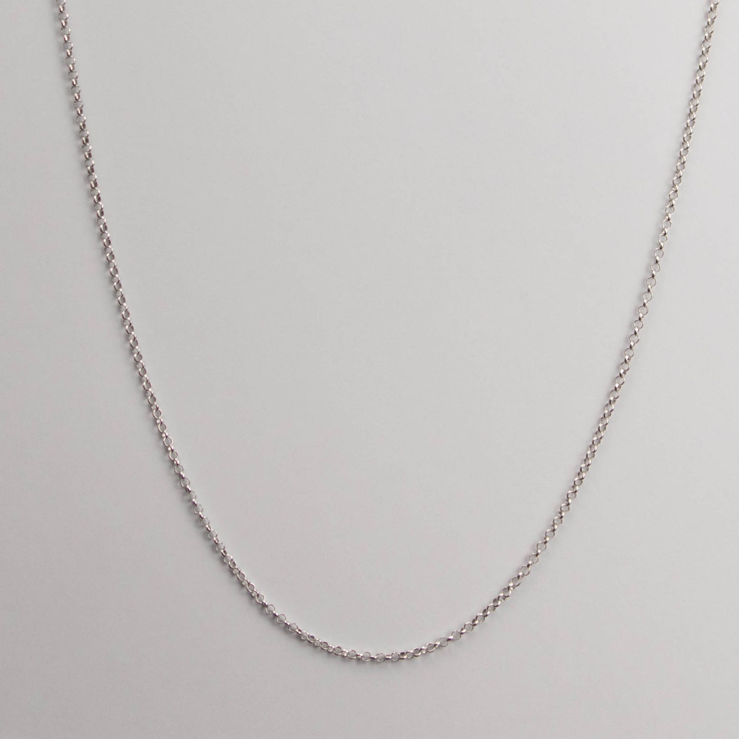 Ärtlänk 2mm – Halsband i 925 Sterling Silver