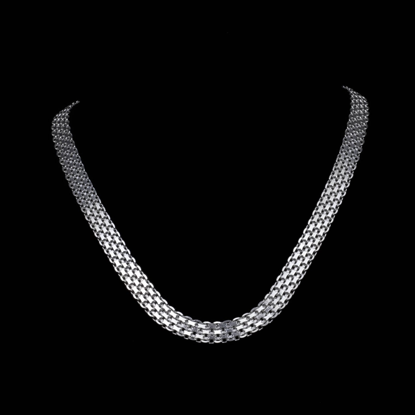 X-link 9.5mm in 925 Sterling Silver