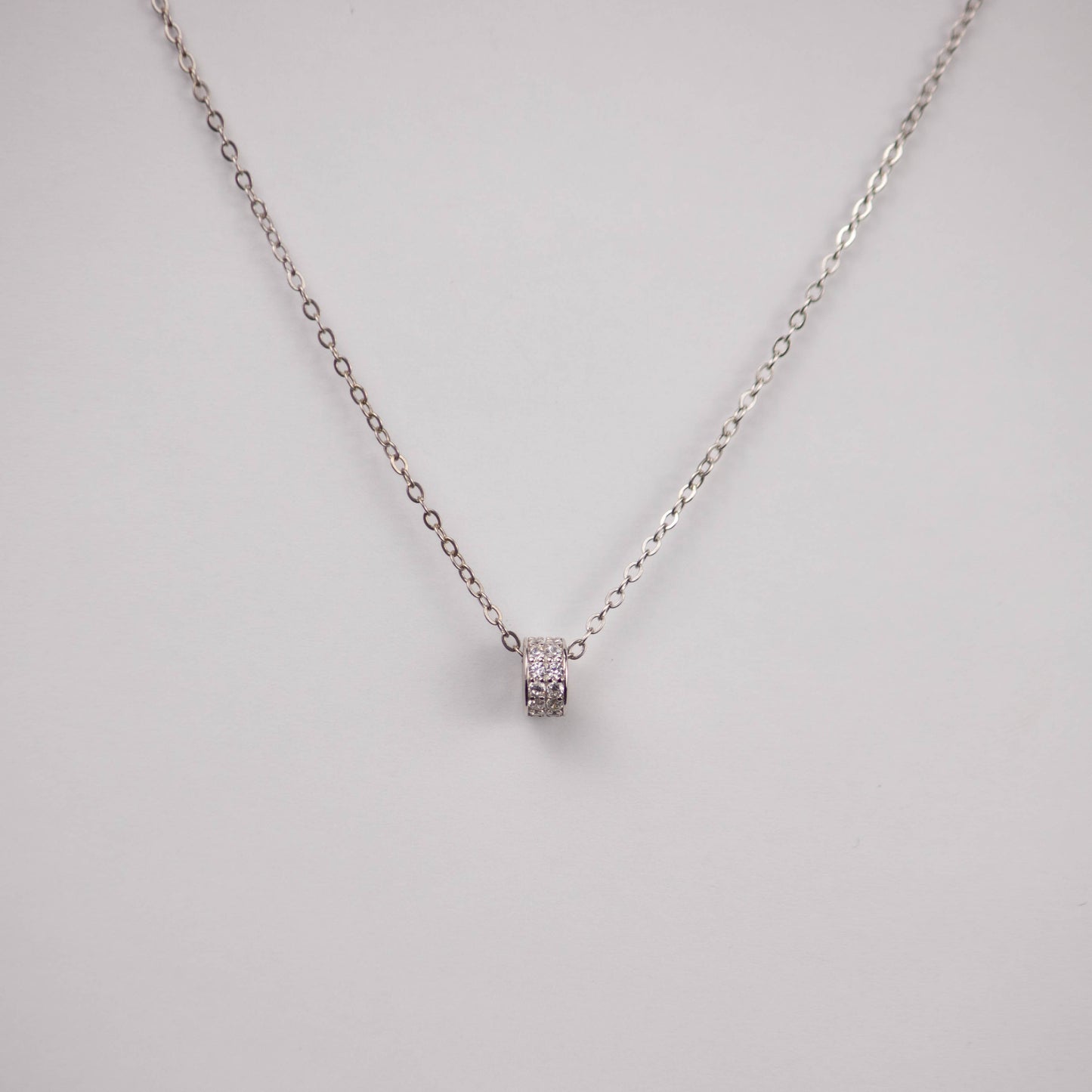 Enkel Pärla – Halsband i 925 Sterling Silver