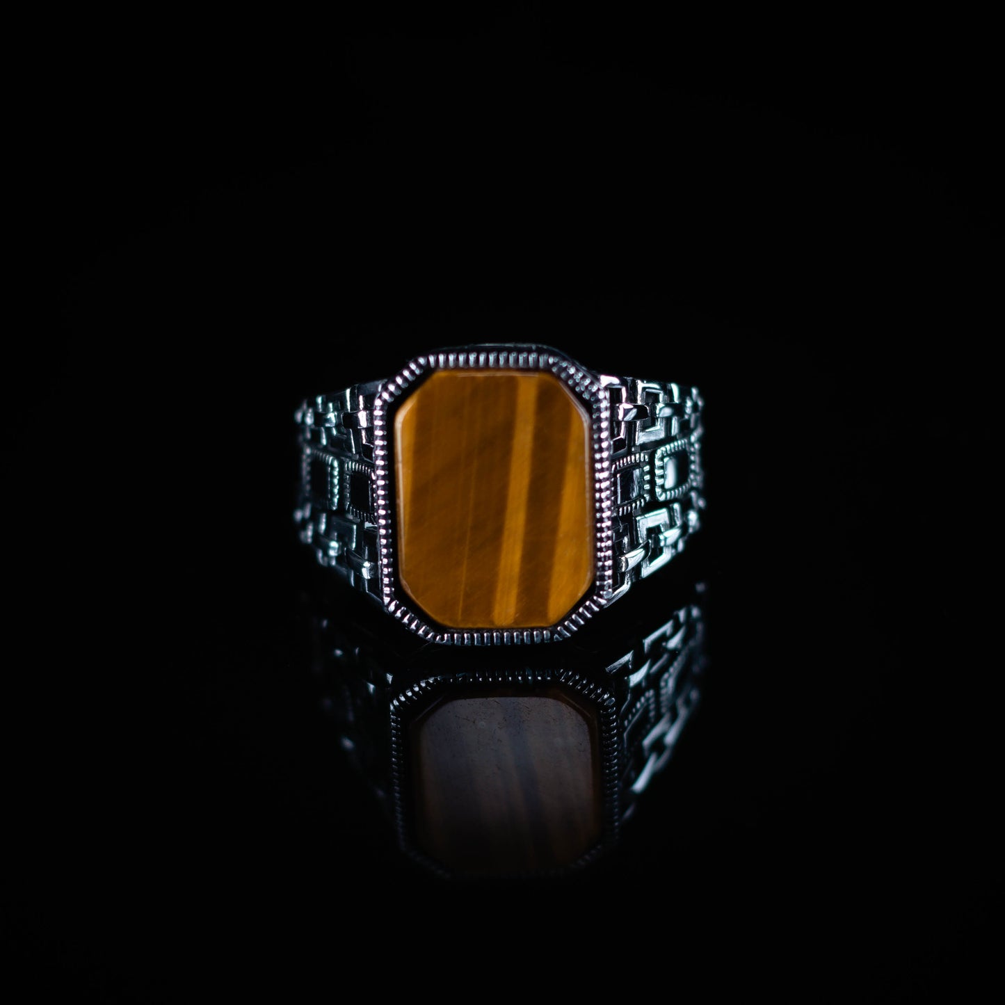 Ring med Tigeröga – Äkta 925 Sterling Silver