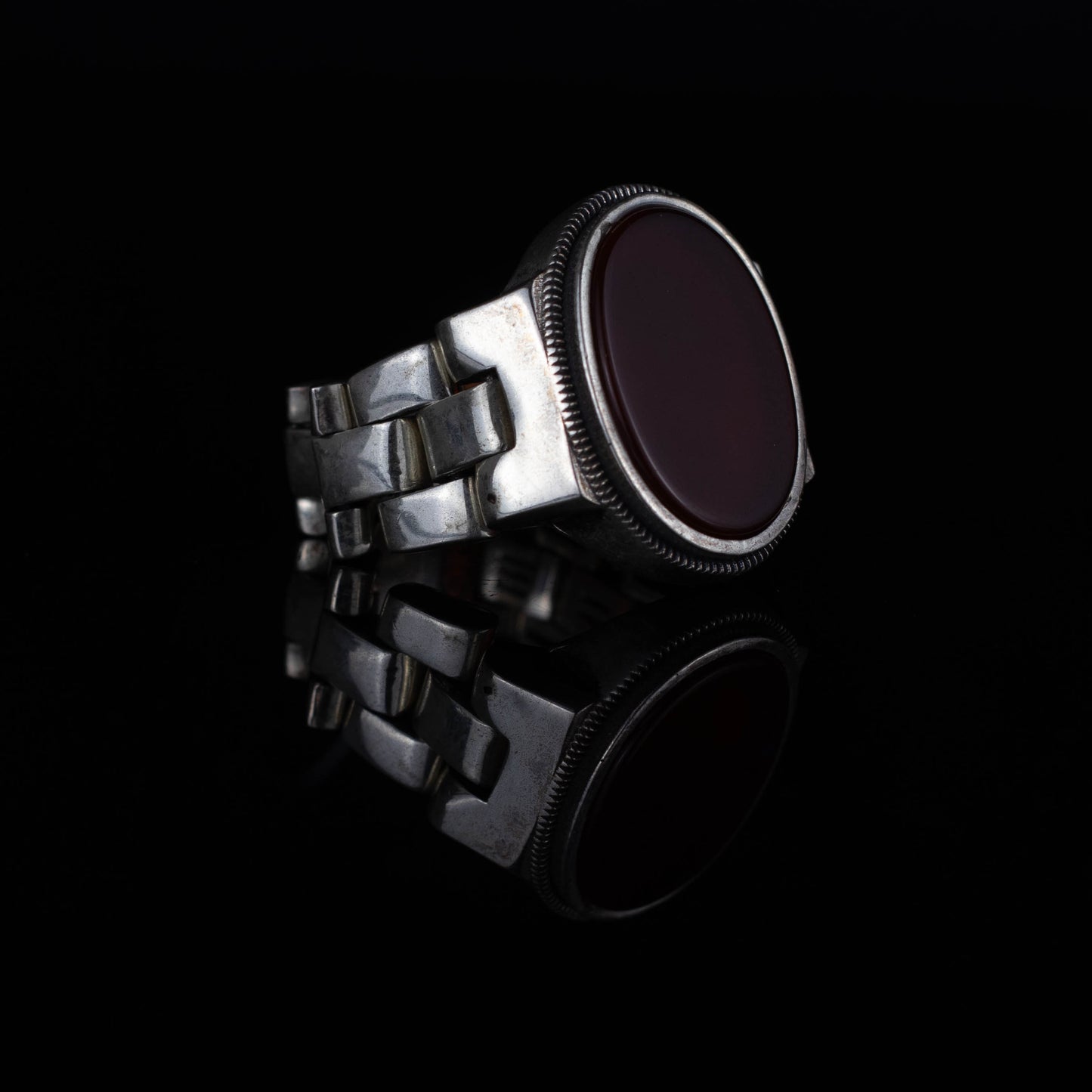 MetalTime – Ring in 925 Sterling Silver with Two-Tone Design