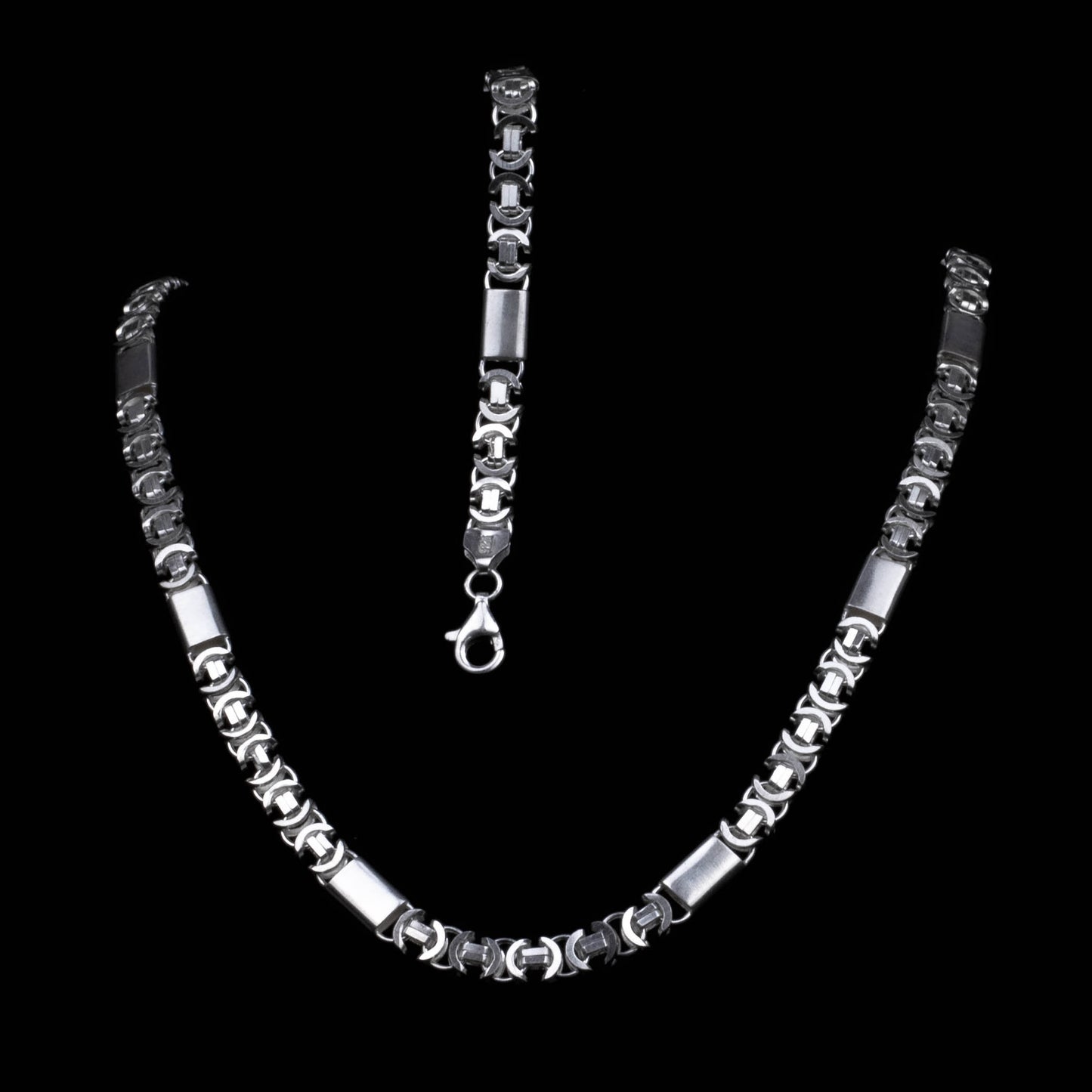 Halsband/Armband 8,7mm i 925 Sterling Silver