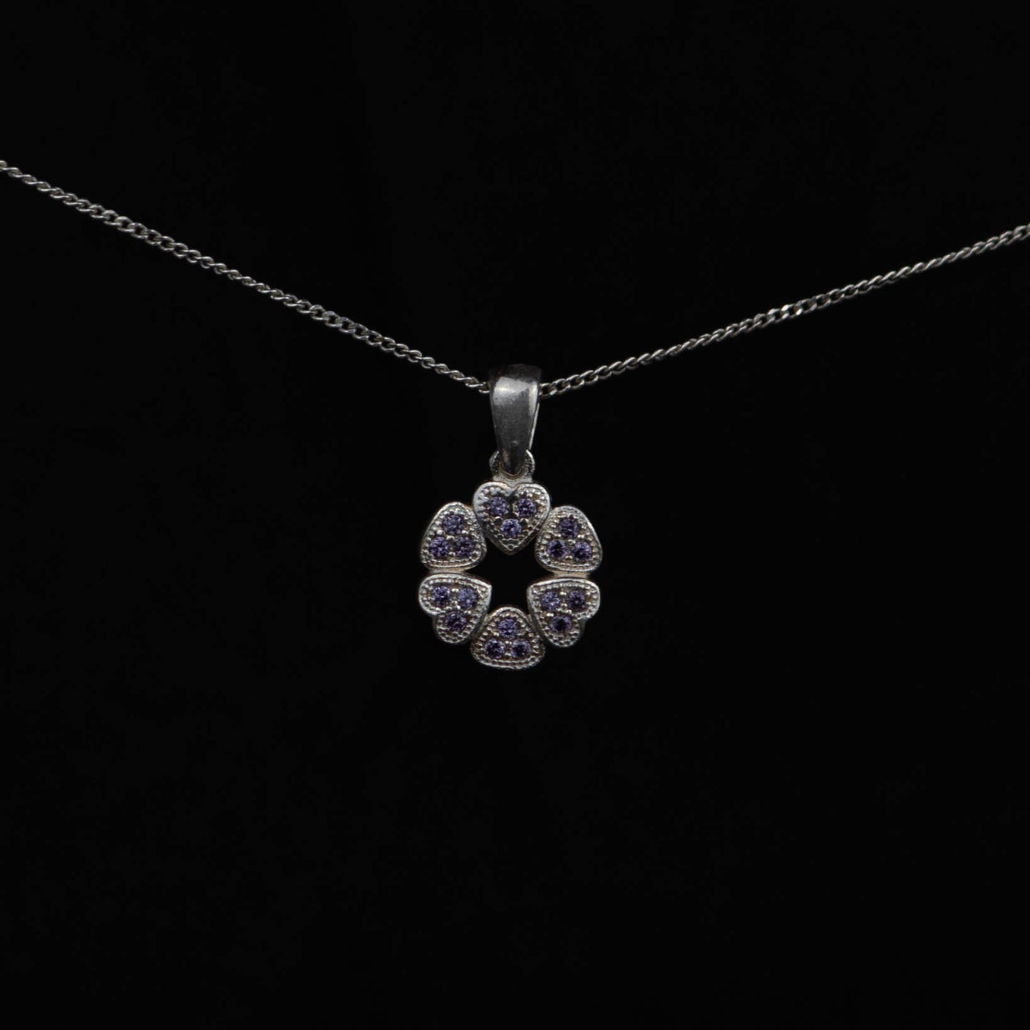 Clover – Pendant in 925 Sterling Silver with Zircon