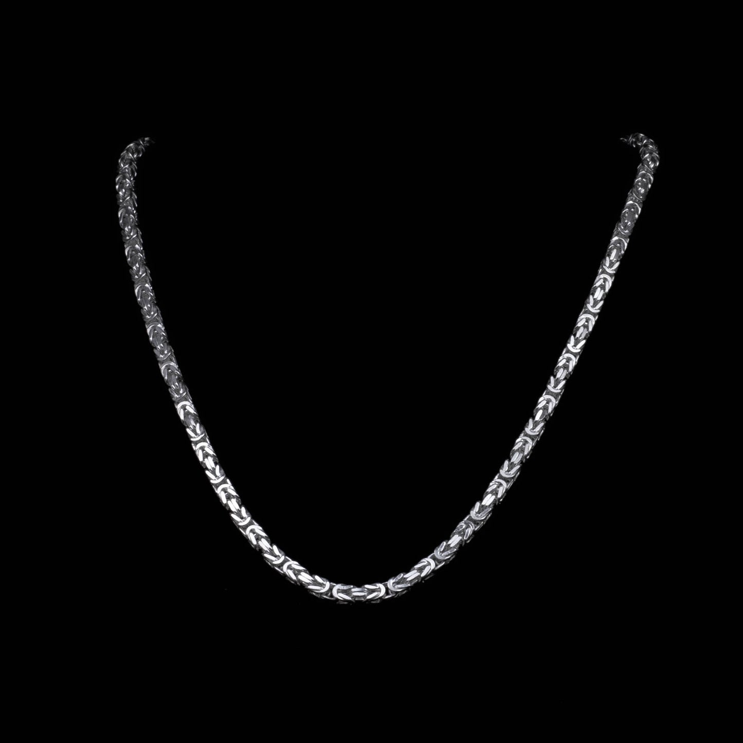 Kejsarlänk 4mm i 925 Sterling Silver