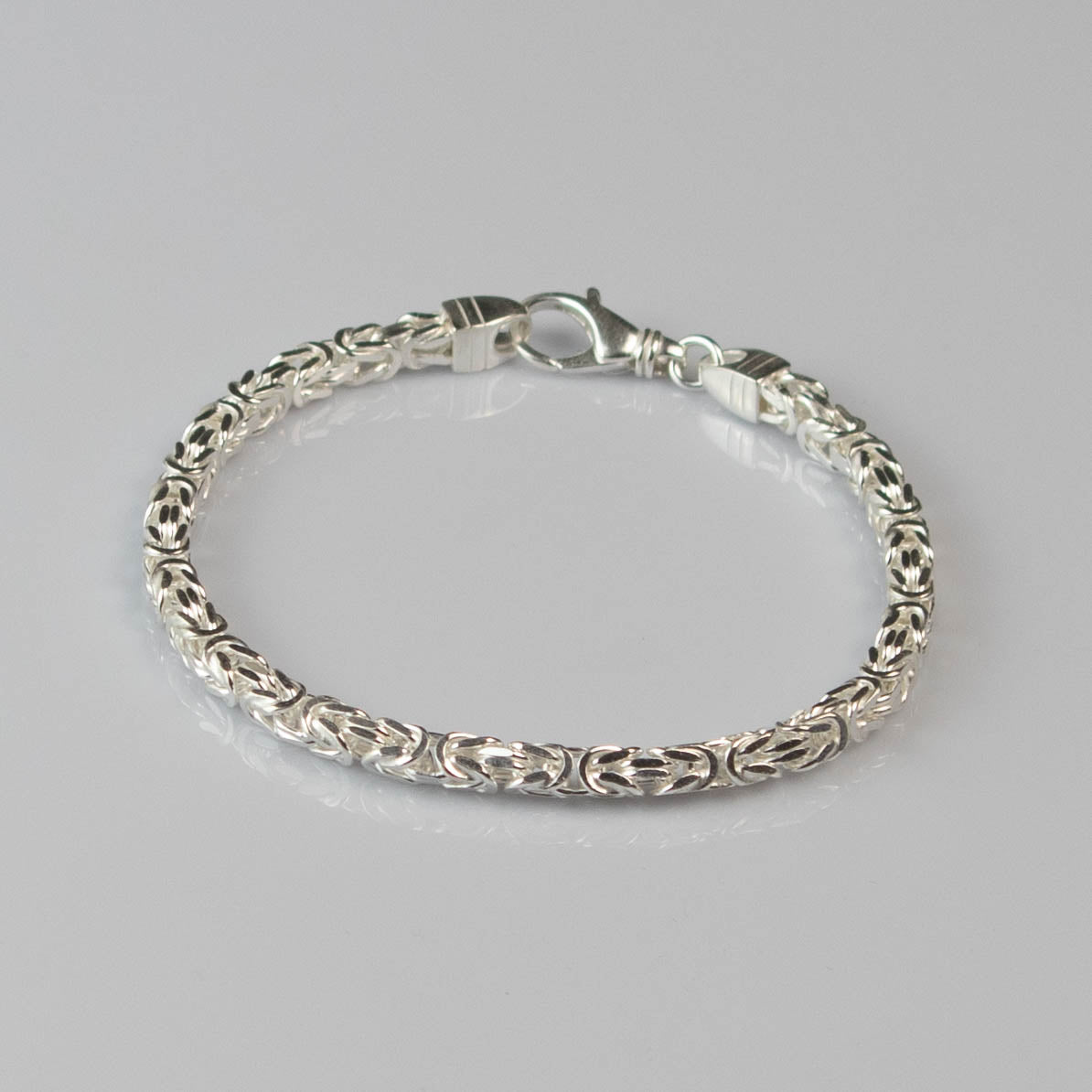 Emperor 4mm Bracelet in 925 Sterling Silver