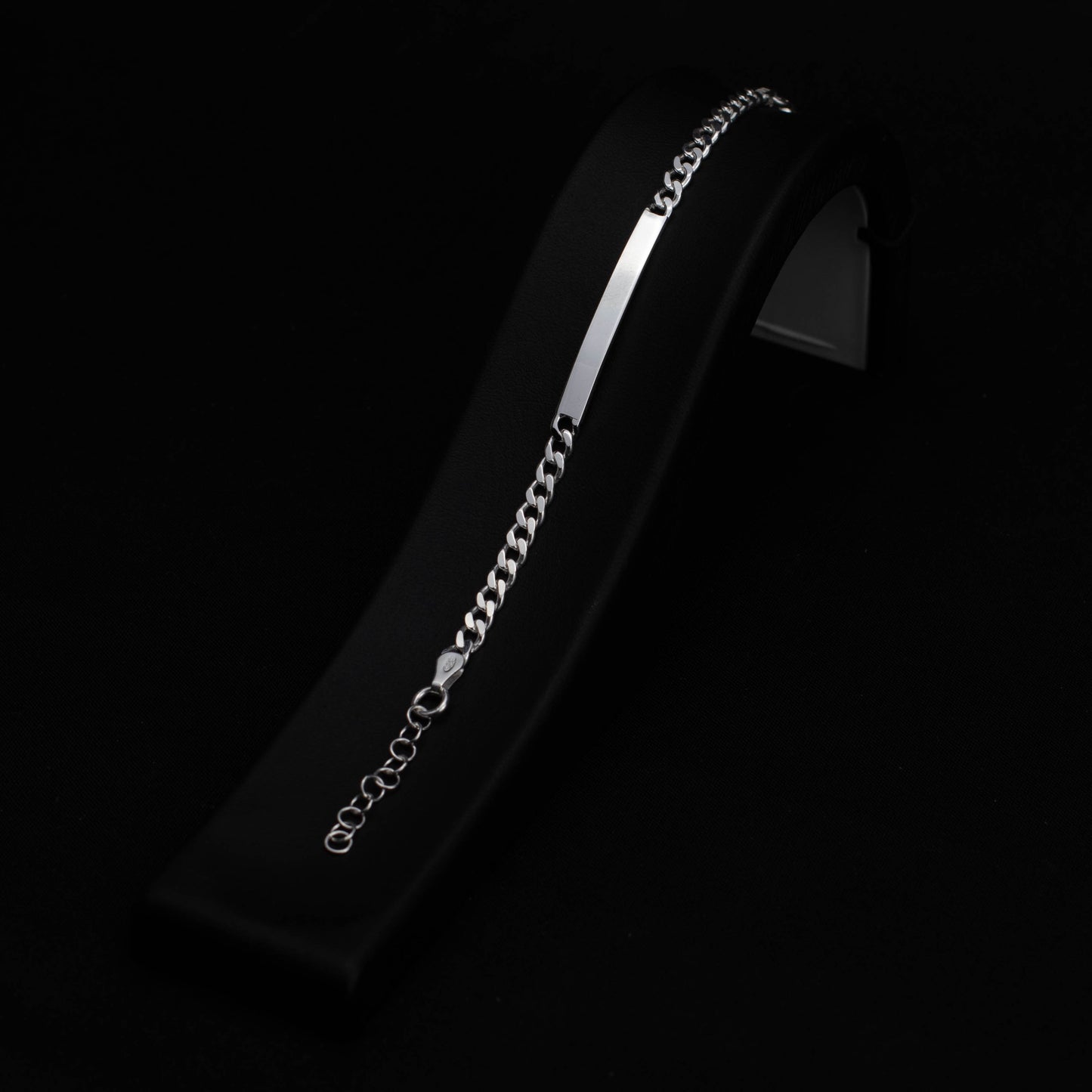 Pansar ID-bricka i 925 Sterling Silver