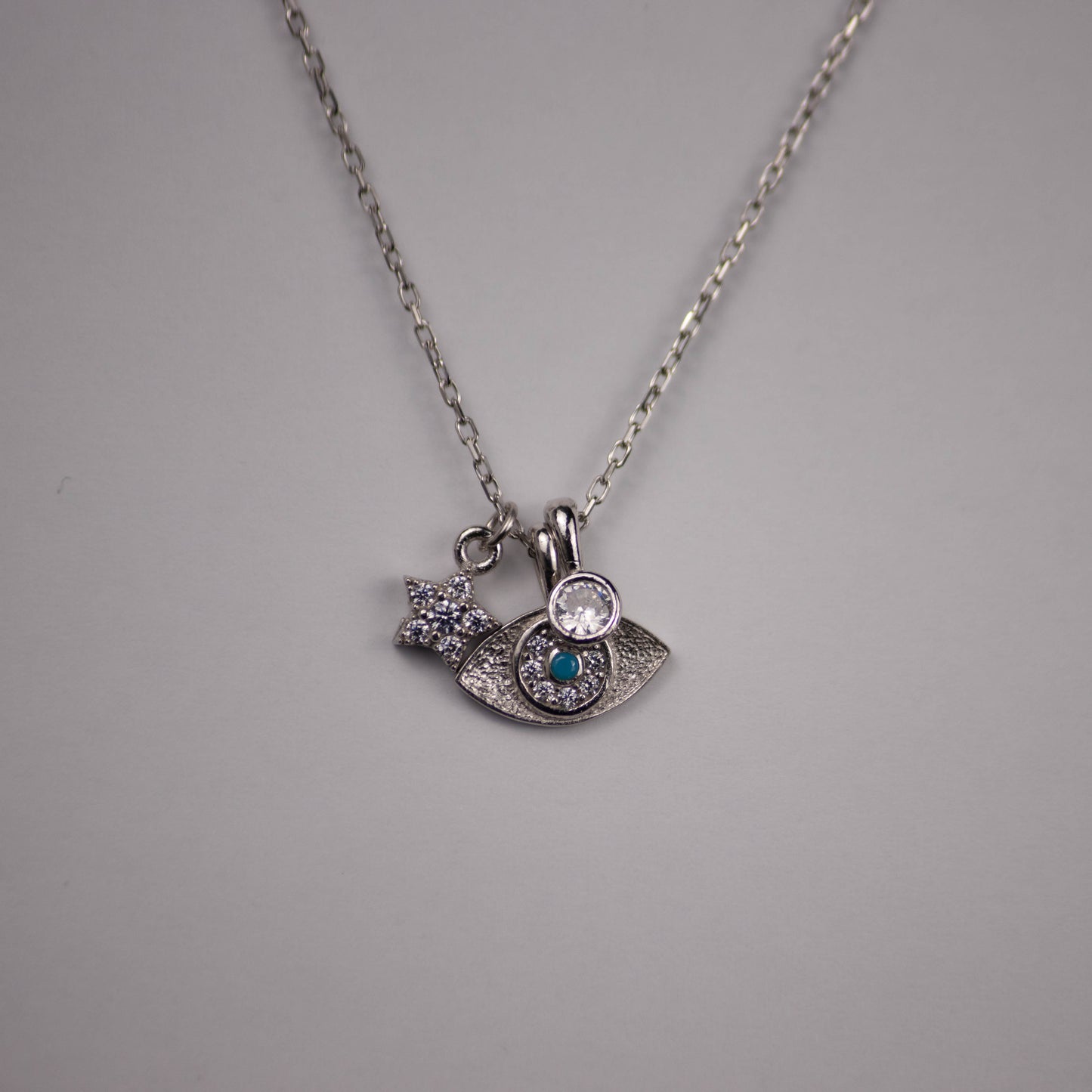 Öga – Halsband i 925 Sterling Silver