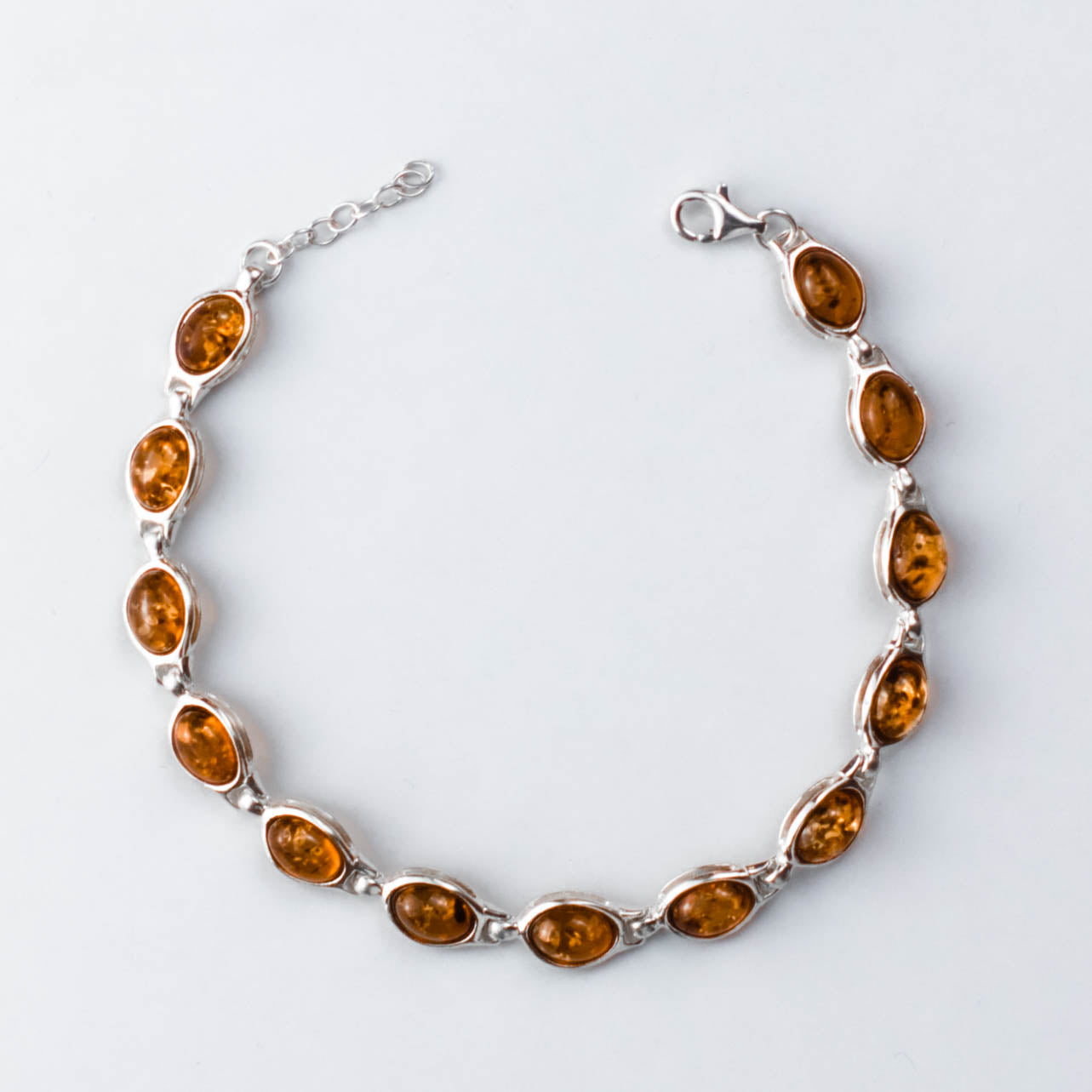 Spirit Armband i 925 Sterling Silver med Bärnsten