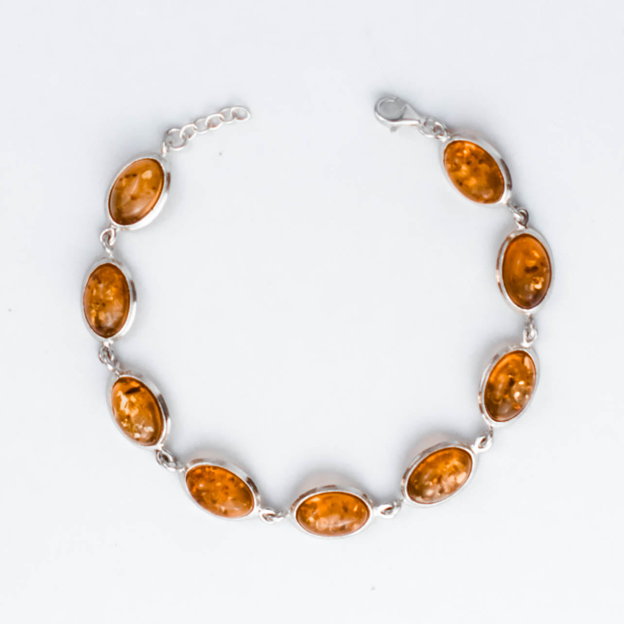 Sunray Armband i 925 Sterling Silver med Bärnsten