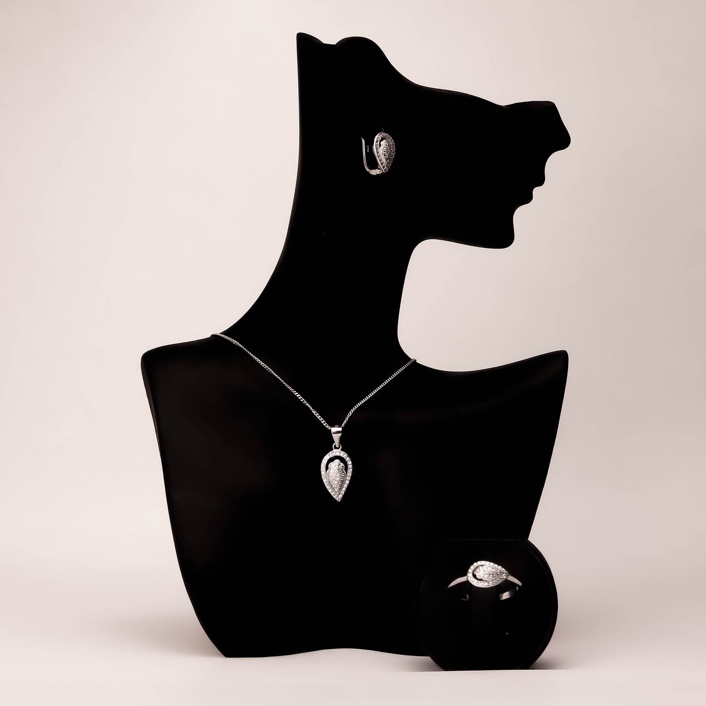 Drottning Smyckesset – 925 Sterling Silver