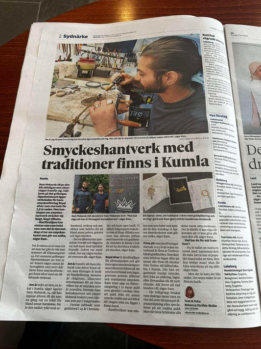 "Smyckeshantverk med traditioner i Kumla"