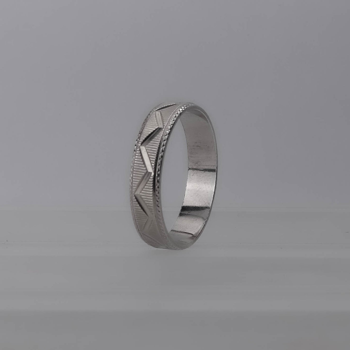 Royal Geo Pattern Silverring