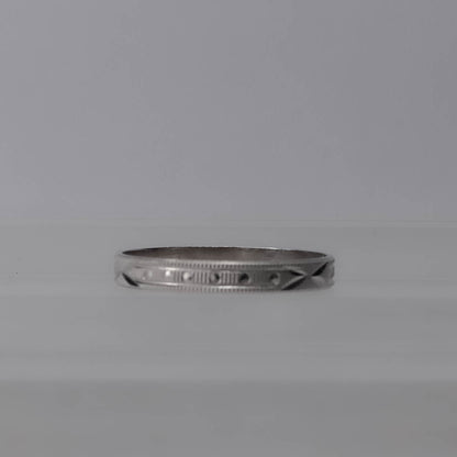 Royal Vintage Detail Silverring