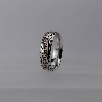 Royal Greek Wave Silverring