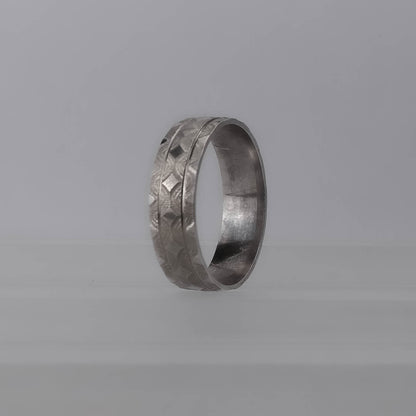 Nordic Facet Silverring