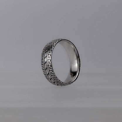 Urban Twist Greek Ring