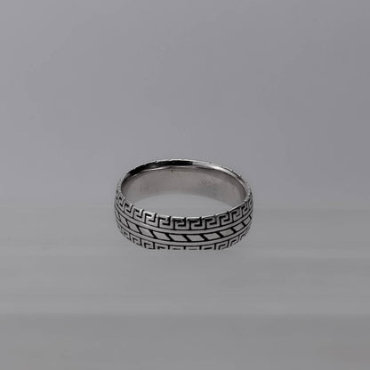 Urban Twist Greek Ring