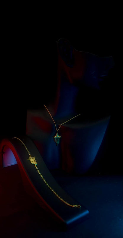 Mines darfesh-sett silver 925