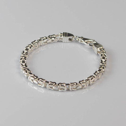 Kejsar 4.7 mm Armband i 925 Sterling Silver