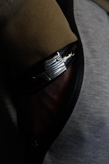 Läder-Darfesh Armband i 925 Sterling Silver