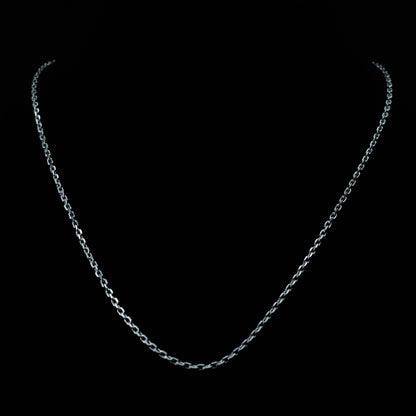 Anchor link 2 mm in 925 Sterling Silver