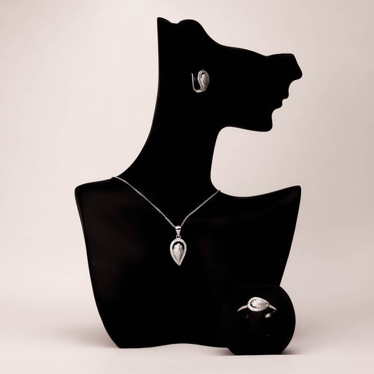 Drottning Smyckesset – 925 Sterling Silver